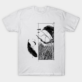 The field and the crow T-Shirt